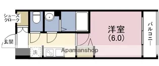 グランカリテ大阪城EAST ・【2階】の間取り