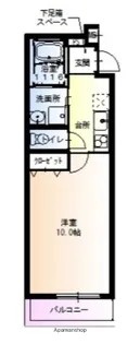フジパレス城東諏訪サウスⅠ番館【1階】の間取り