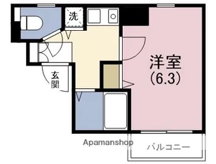 プレサンス内本町【9階】の間取り