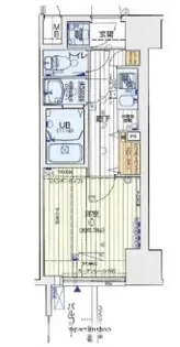 プレミアムコート谷町4丁目【2階】の間取り