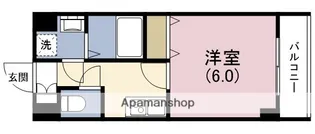 ウーロ松屋町【5階】の間取り