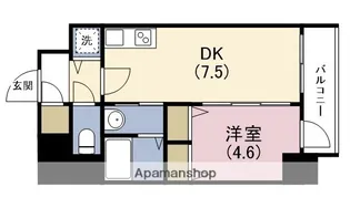 BLAU本町東【10階】の間取り