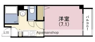 リバーライズ本町【3階】の間取り