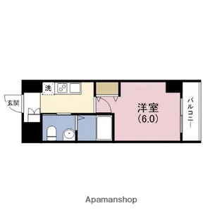 CITY PAL FUKAEBASHI【10階】の間取り