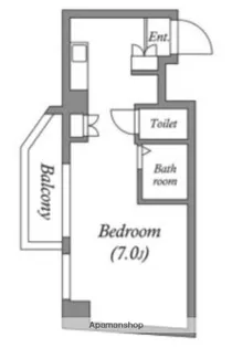 ドミール堺筋本町【5階】の間取り