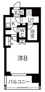 W−STYLE大阪谷町【8階】の間取り