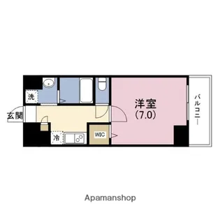 アドバンス大阪城アンジュ【2階】の間取り