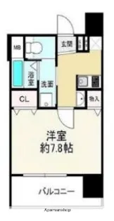 ミラージュパレス難波東レジデンス【7階】の間取り