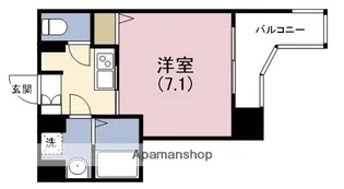 プランドール大手前レジデンス【15階】の間取り