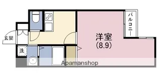 クレアート大手前グランアクシア【3階】の間取り