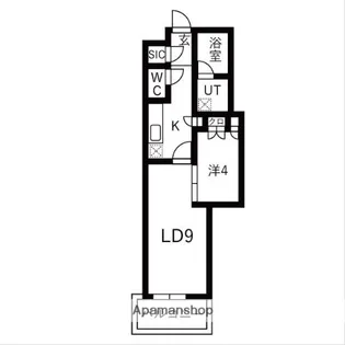 ブランズ大阪松屋町 【14階】の間取り