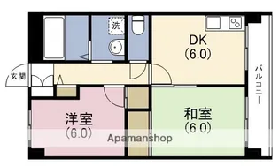 フェアニッキーマンション【8階】の間取り