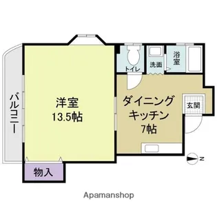 ラ・フォーレ諏訪【3階】の間取り