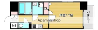 エスリード北浜EAST【3階】の間取り