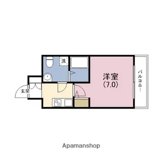 アドバンス心斎橋ラシュレ【14階】の間取り