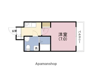 アドバンス心斎橋ラシュレ【9階】の間取り