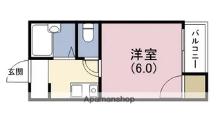 リバティ京橋【6階】の間取り