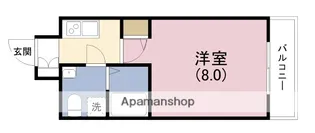 SERENiTE北浜【11階】の間取り