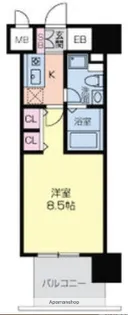 グラマシー京橋【2階】の間取り
