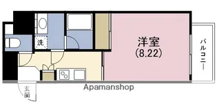 レジデンスシノ(RESIDENCE SHINO)【4階】の間取り