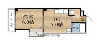 アネックスエイコー【1階】の間取り