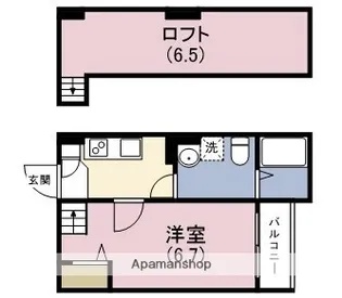 レジーナ深江南(AP)【1階】の間取り