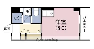 ロイヤルハイツ新深江【4階】の間取り
