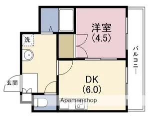 リーゾナブルシティ【7階】の間取り