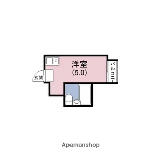 ジオナ深江橋【8階】の間取り