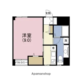 ミキハウス上本町【3階】の間取り
