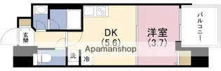 ルフォンプログレ堺筋本町タワーレジデンス【11階】の間取り