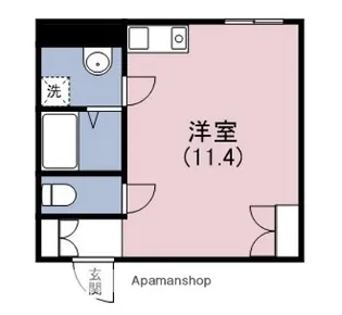 谷4プラザ【4階】の間取り