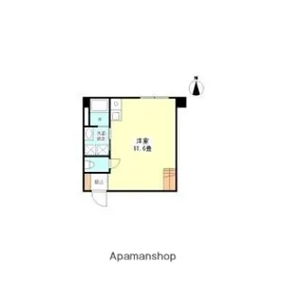 谷四プラザ【3階】の間取り