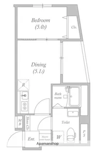 SERENiTE-04【9階】の間取り