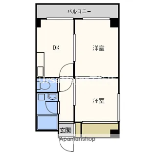 ラパンジール京橋【2階】の間取り