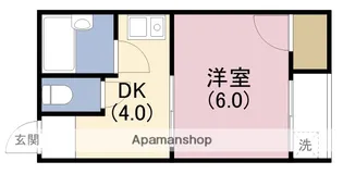 グリーンブリッジA棟B棟【3階】の間取り