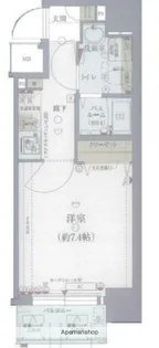 リンクス大阪城SOUTHレジデンス【2階】の間取り