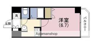 エイチ・ツー・オー今福【4階】の間取り