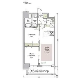 アーバネックス南新町【3階】の間取り