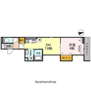 エスト・ヴィヴァーチェ【3階】の間取り