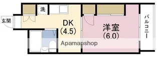 メゾンハーミティジ【3階】の間取り