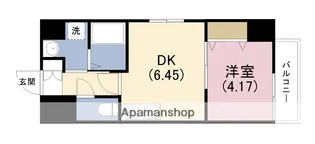 1LDKの間取り画像