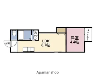 F ASECIA CALANDO【1階】の間取り