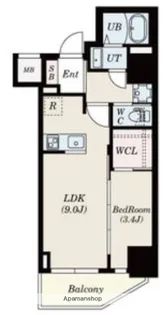 セレニテ本町リアン【2階】の間取り
