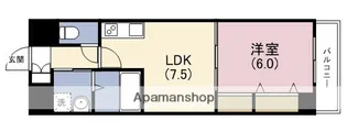 ジューム南船場【3階】の間取り