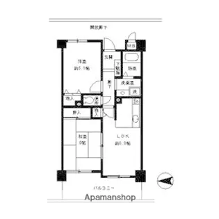 今福パーク・レジデンス【2階】の間取り
