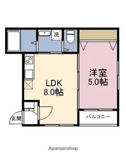 ハーモニーテラス林寺Ⅶ【1階】の間取り