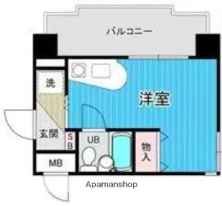 グランデール蒲生【6階】の間取り