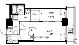 LA CASA京橋【10階】の間取り