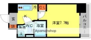 SERENiTE本町エコート【3階】の間取り